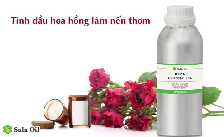 Top 10 tinh dầu làm nến thơm bán chạy nến thơm từ tinh dầu hoa hồng