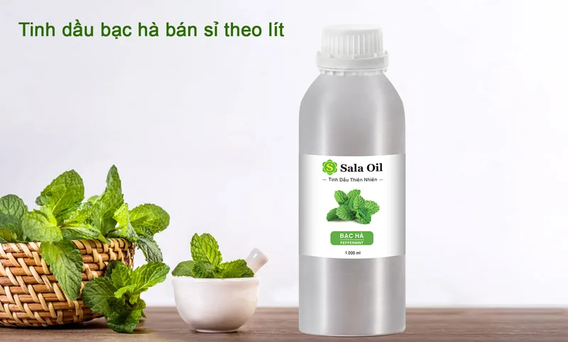 tinh dầu bạc hà bán lít