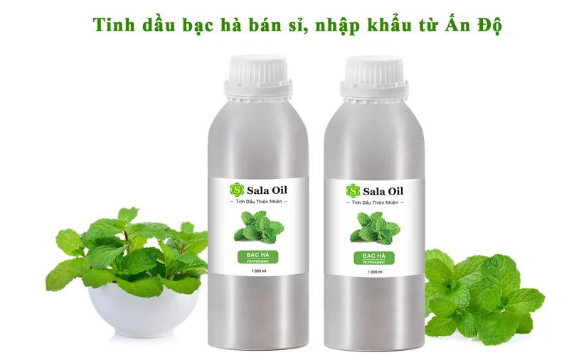 tinh dầu bạc hà bán sỉ nhập khẩu
