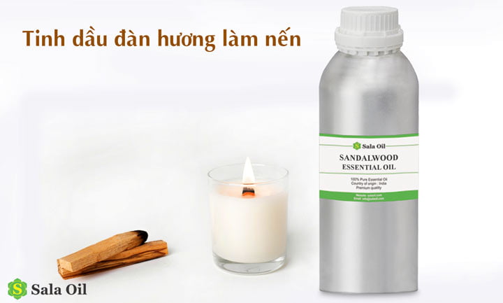 Top 10 tinh dầu làm nến thơm bán chạy tinh dầu đàn hương làm nến