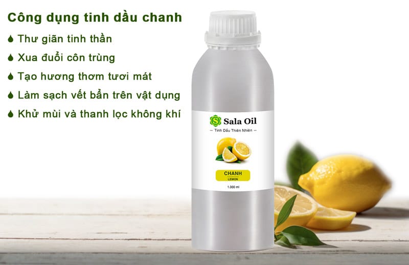 Tinh dầu chanh giá sỉ công dụng tinh dầu chanh