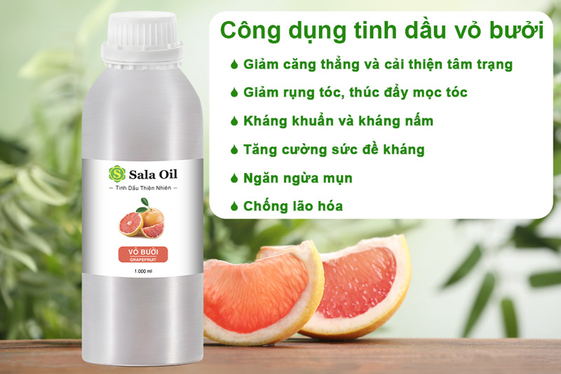 Tinh dầu bưởi giá sỉ công dụng tinh dầu bưởi