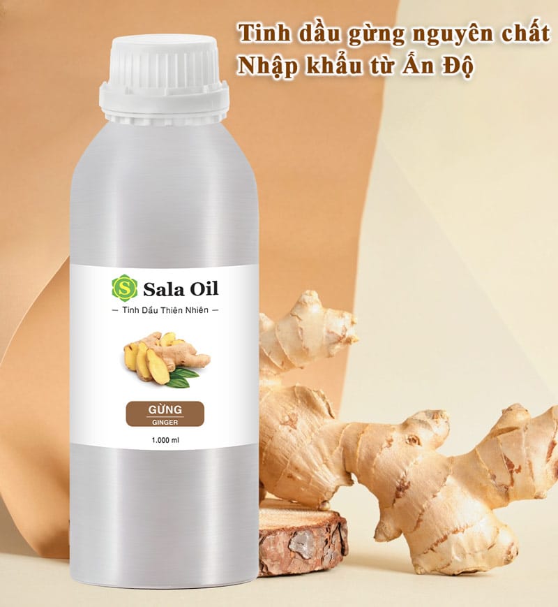 Tinh dầu gừng giá sỉ - Nguyên chất, có kiểm định chất lượng tinh dầu gừng thiên nhiên
