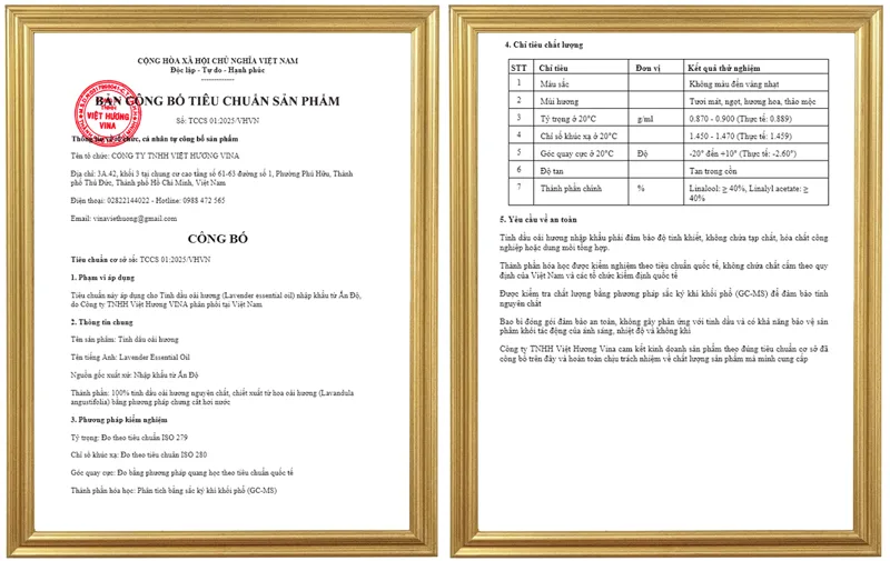 Tinh dầu oải hương giá sỉ công bố tinh dầu oải hương