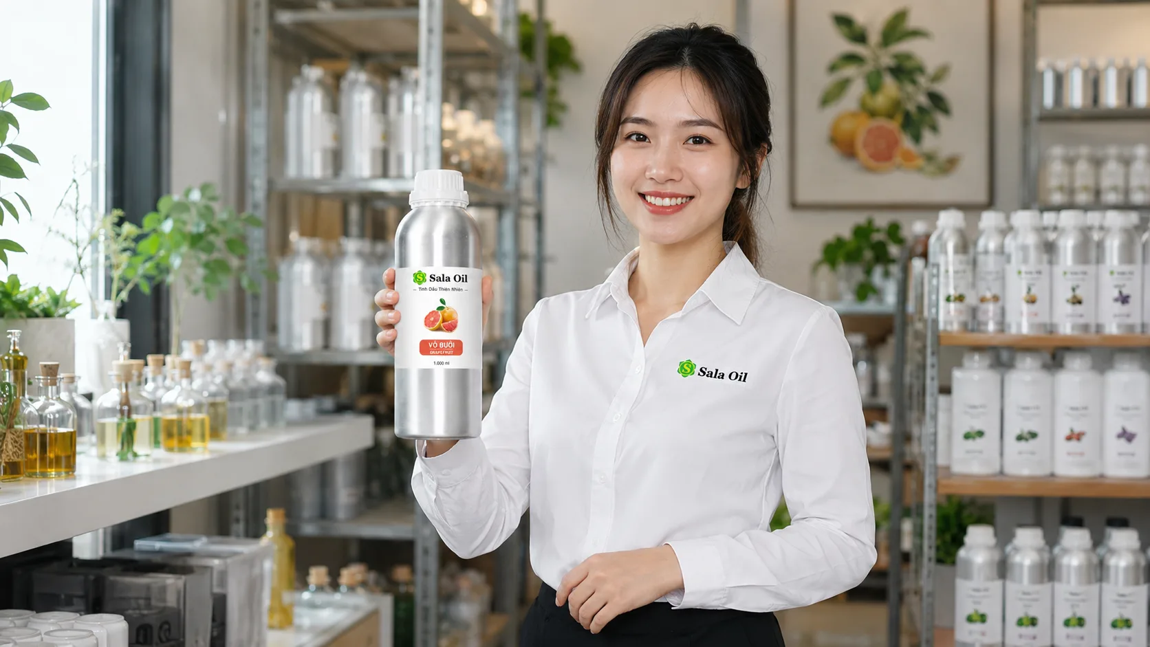 Tinh dầu bưởi giá sỉ bán lít