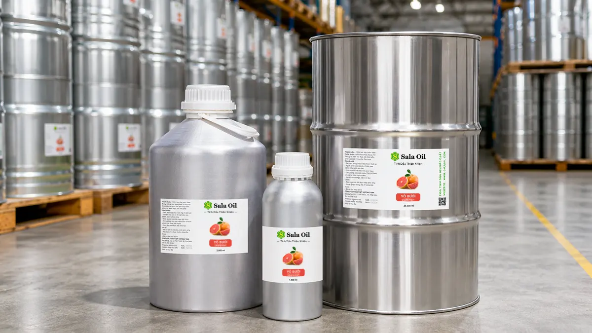 Tinh dầu bưởi giá sỉ Sala Oil
