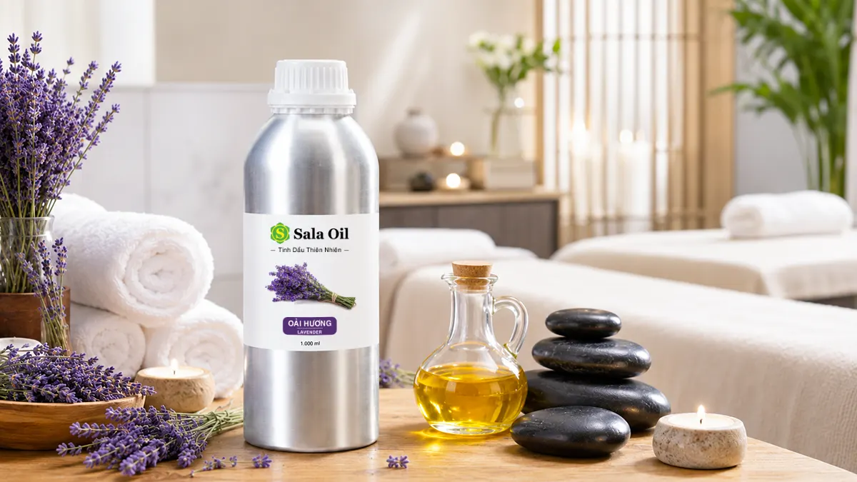 Tinh dầu oải hương giá sỉ - Bảng giá bán lít tại Sala Oil Tinh dầu oải hương dùng trong spa