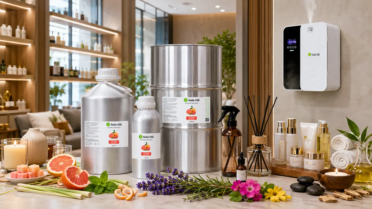 Ứng dụng tinh dầu bưởi giá sỉ