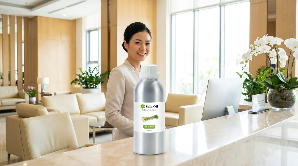 Tinh dầu sả chanh giá sỉ nhập khẩu Ấn Độ Cung cấp tinh dầu sả chanh cho spa