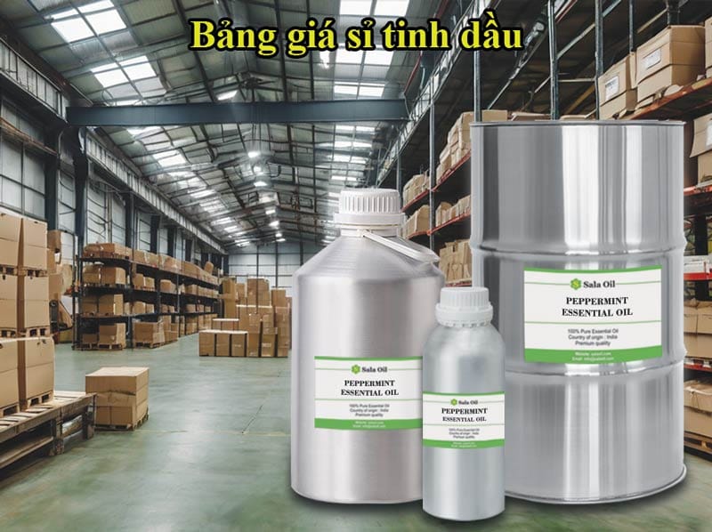bảng giá bán buôn tinh dầu sala oil