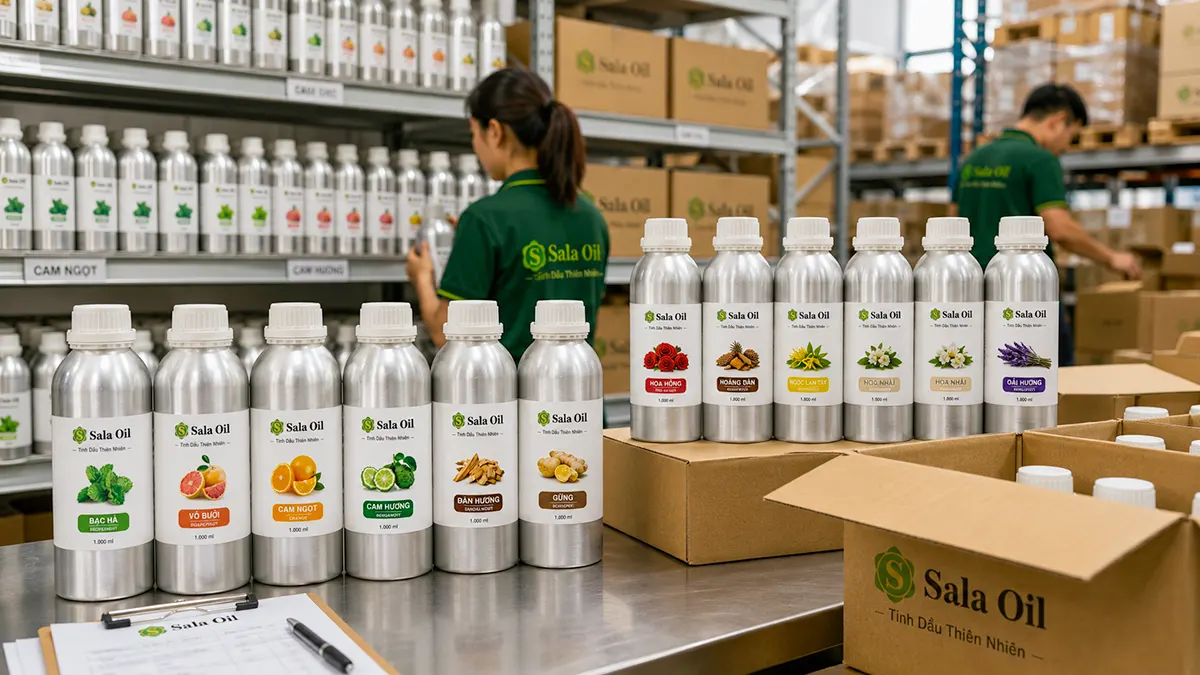 Chính sách gia sỉ tinh dầu Sala Oil