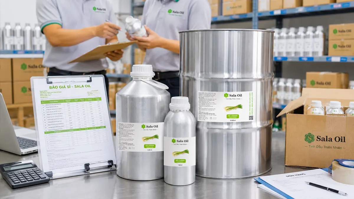 Liên hệ nhận bảng giá sỉ tinh dầu