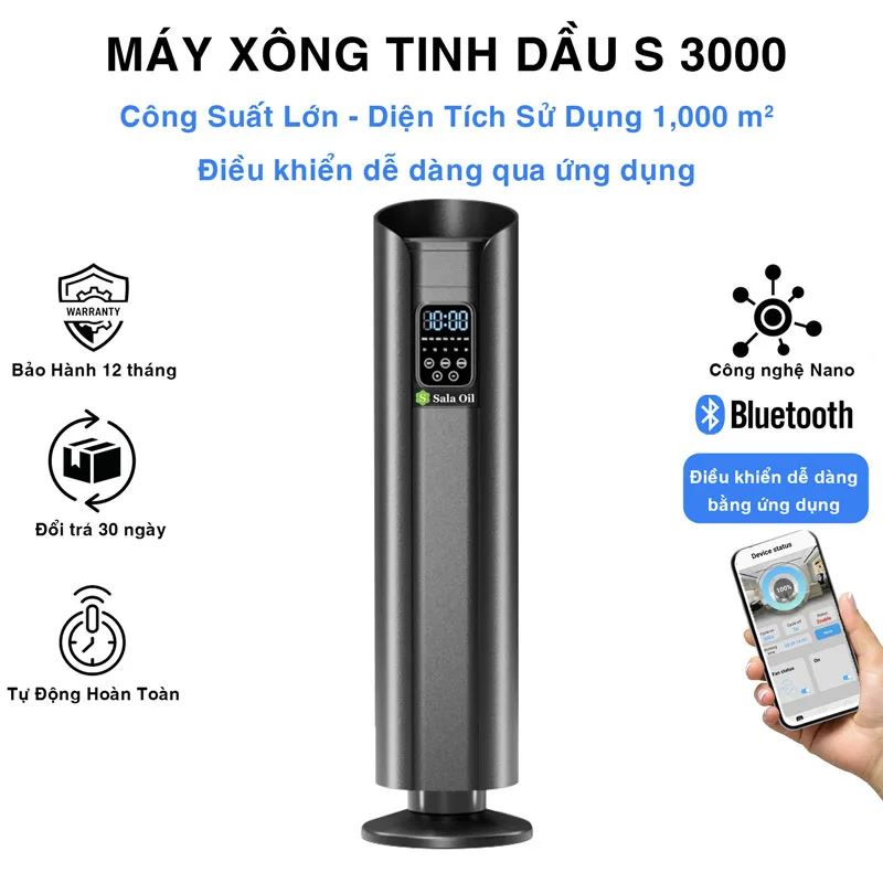 máy xông tinh dầu công suất lớn s 3000