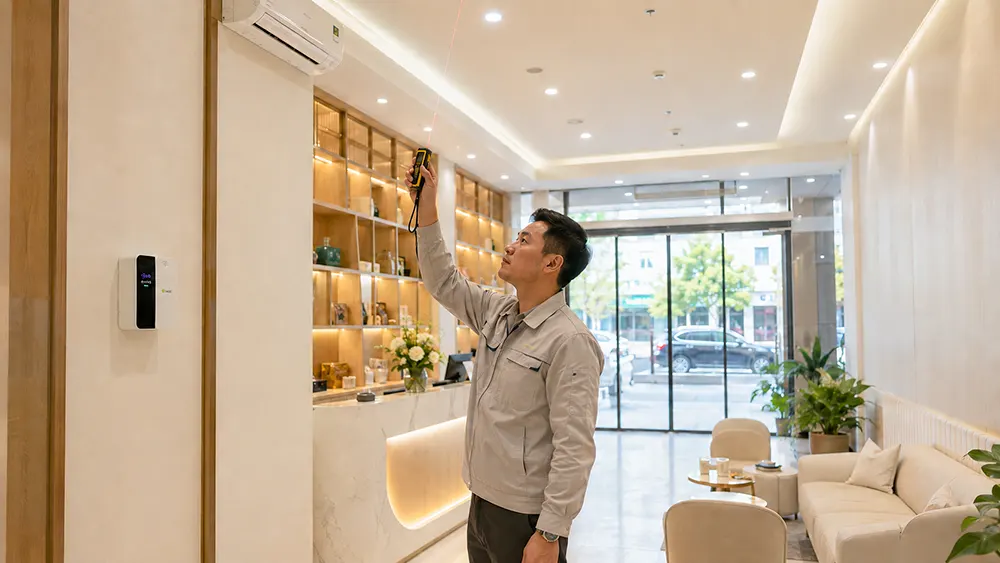 kỹ thuật viên khảo sát không gian