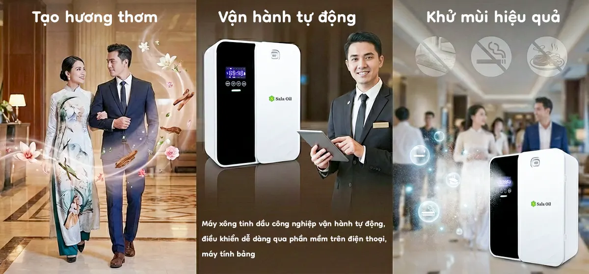 Lợi ích máy khuếch tán tinh dầu cho khách sạn