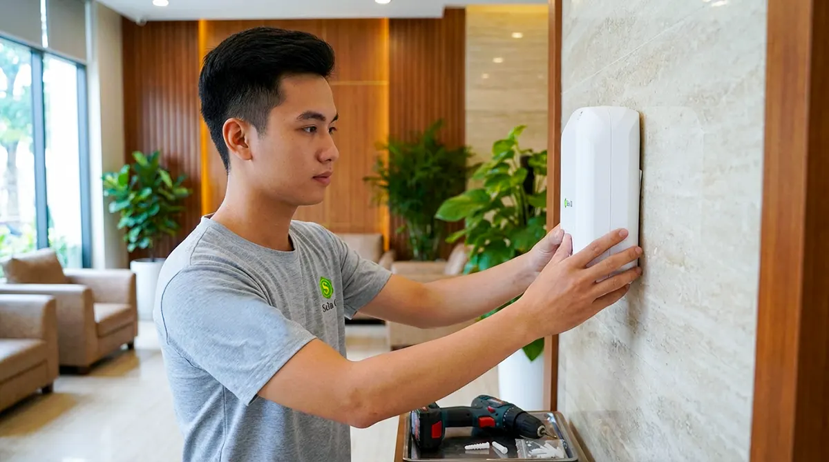 máy xông tinh dầu khách sạn