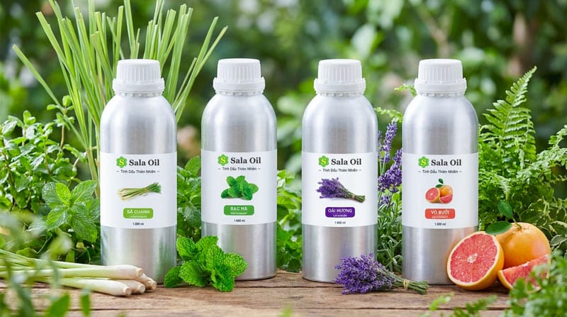 sử dụng tinh dầu thiên nhiên cho máy xông tinh dầu