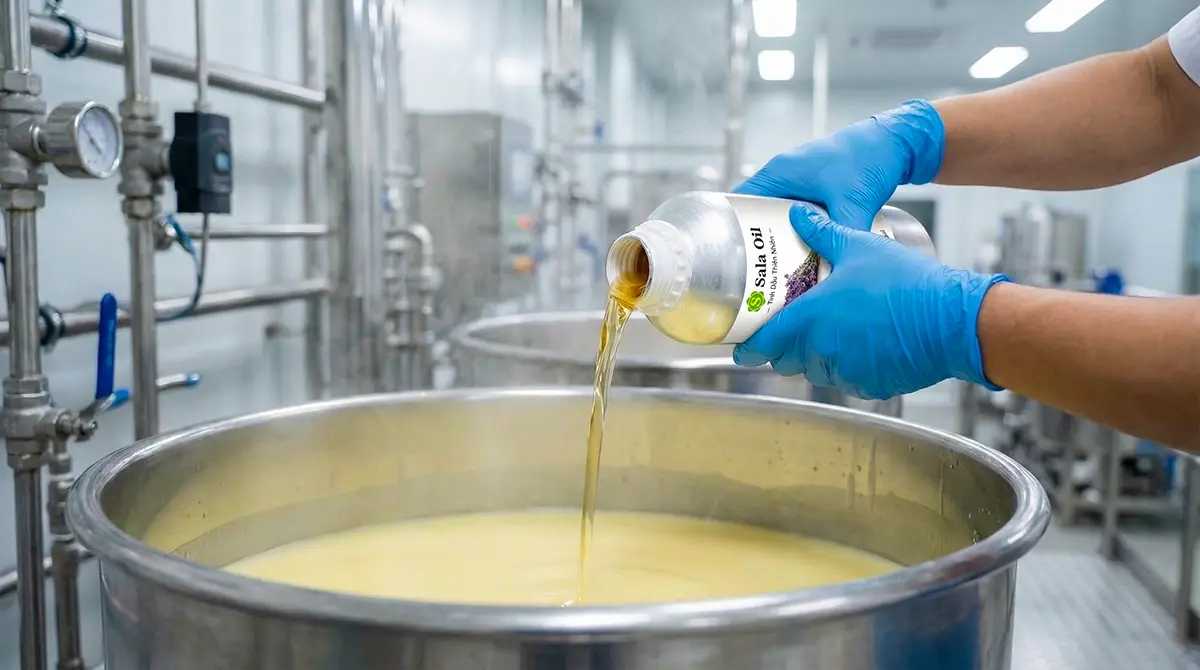 sử dụng tinh dầu trong sản xuất mỹ phẩm