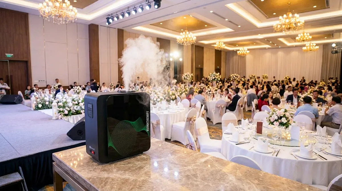 tạo hương thơm cho nhà hàng tiệc cưới