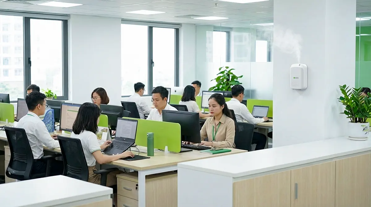 Scent Marketing là gì? Giải pháp tăng doanh thu vượt trội cho doanh nghiệp Scent Marketing cho văn phòng