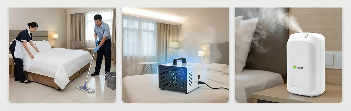 các bước khử mùi phòng khách sạn