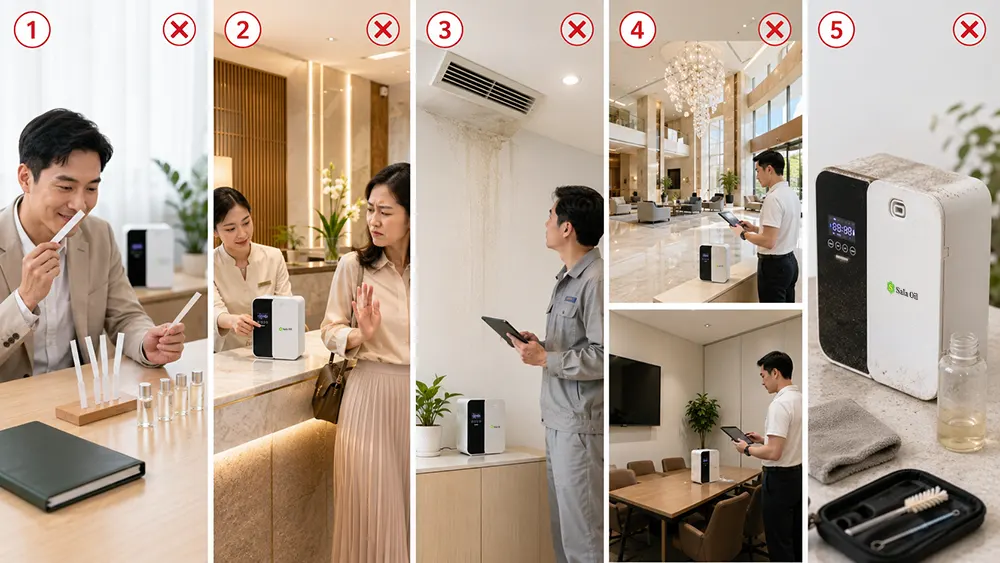 Sai lầm khi sử dụng tiếp thị mùi hương