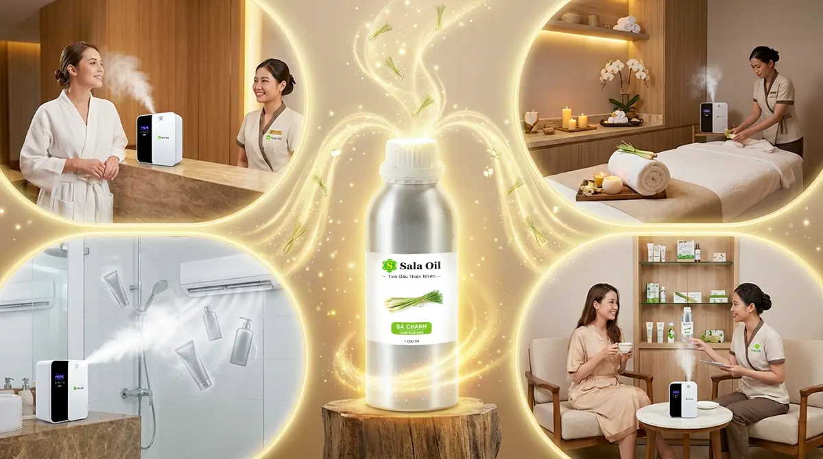 Việc sử dụng tinh dầu đem đến nhiều lợi ích cho Spa