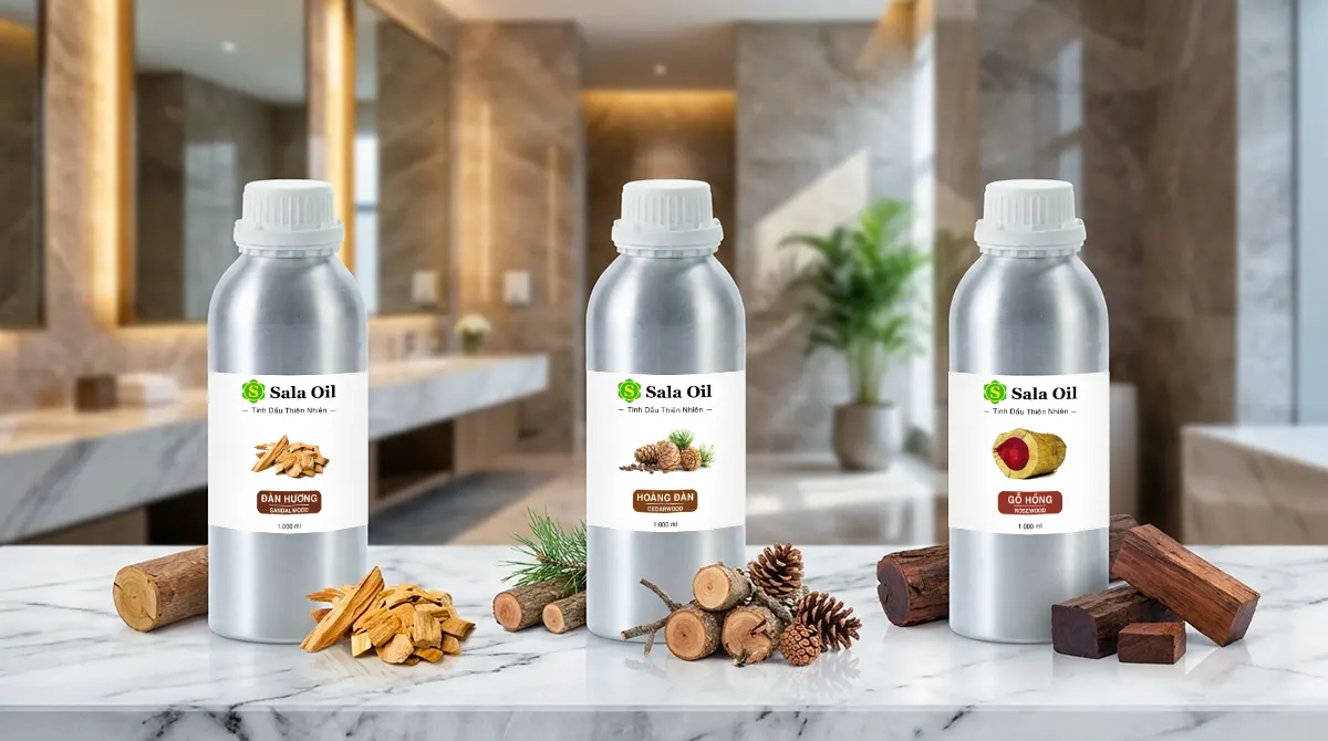 Tinh dầu cho nhà vệ sinh sang trọng