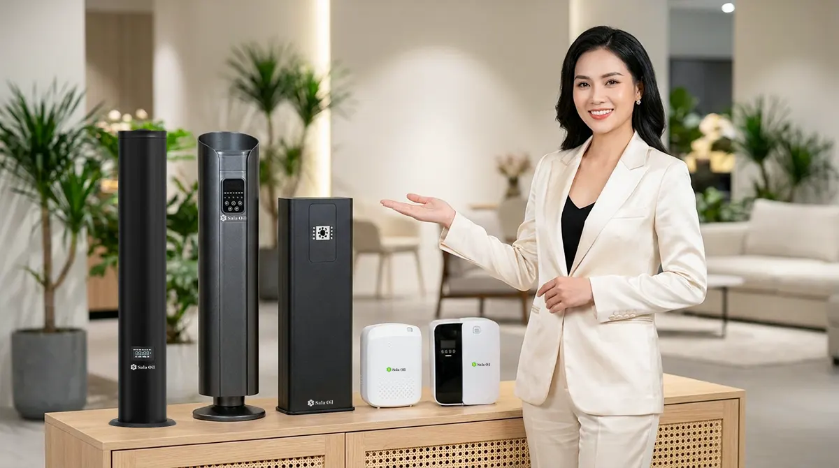 Sala Oil cung cấp máy xông tinh dầu nguyên chất