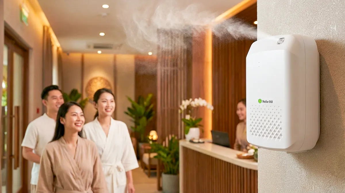 Máy xông tinh dầu spa đem đến hương thơm dễ chịu