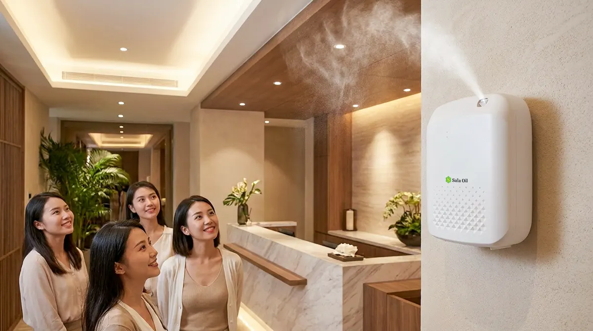 Máy khuếch tán tinh dầu spa cao cấp Sala Oil