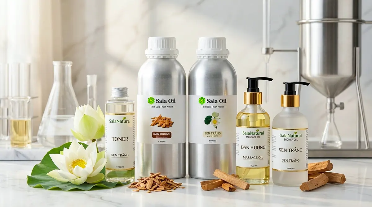 Nguồn cung cấp tinh dầu làm mỹ phẩm nhập khẩu chuẩn quốc tế Ứng dụng tinh dầu cho mỹ phẩm