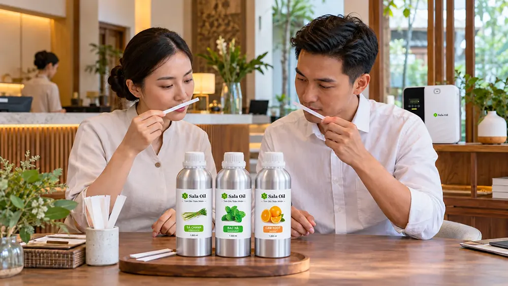 Cách chọn tinh dầu máy xông phù hợp cho nhiều không gian Chọn mùi tinh dầu cho máy khuếch tán