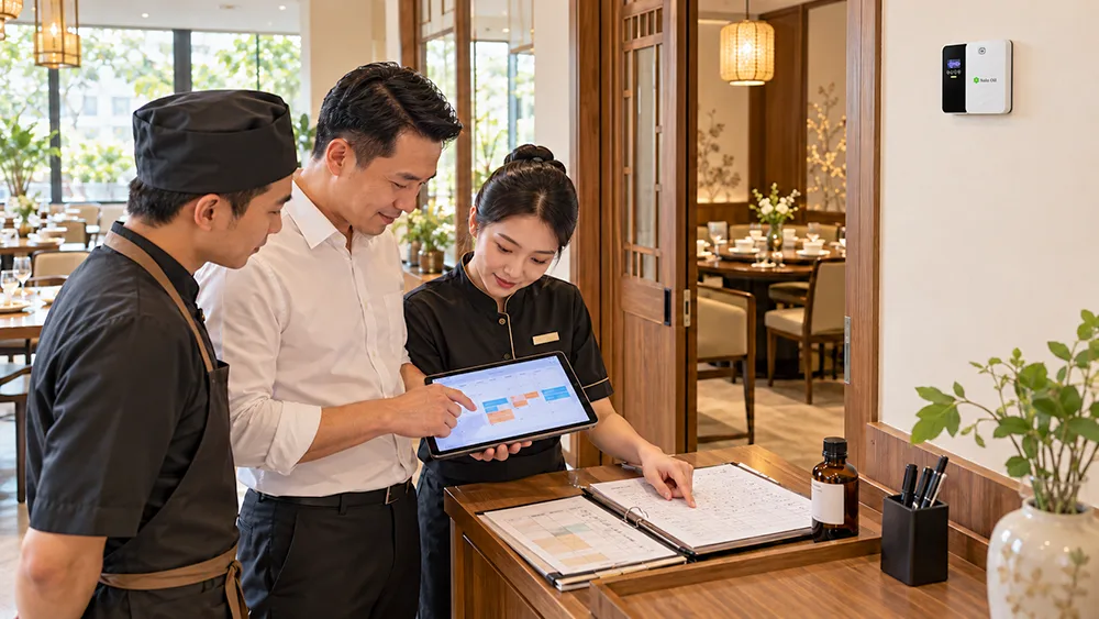 Cách chọn máy tạo mùi hương cho nhà hàng và bố trí theo từng khu vực Chọn máy xông tinh dầu cho nhà hàng
