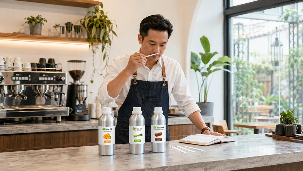 Chọn tinh dầu cho quán cà phê