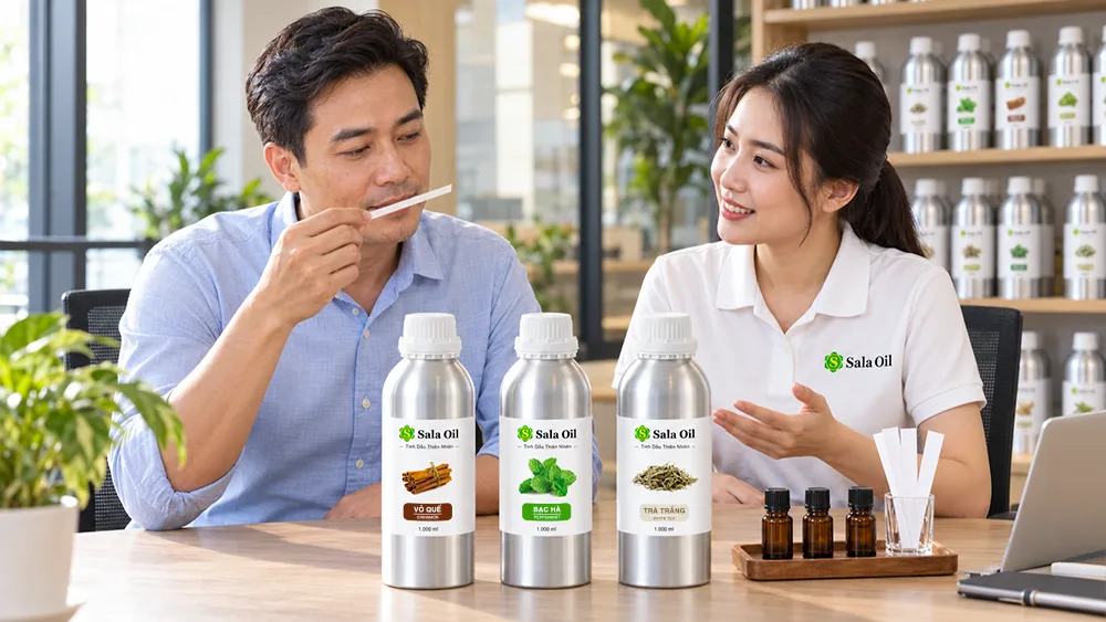 Tinh dầu Ấn Độ giá sỉ và cách chọn cho doanh nghiệp Sala Oil cung cấp sỉ tinh dầu Ấn Độ