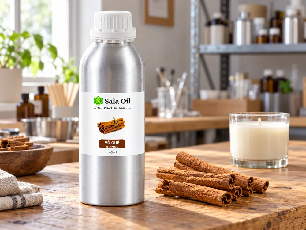 Tinh dầu Ấn Độ giá sỉ và cách chọn cho doanh nghiệp Tinh dầu Quế nhập khẩu Ấn Độ